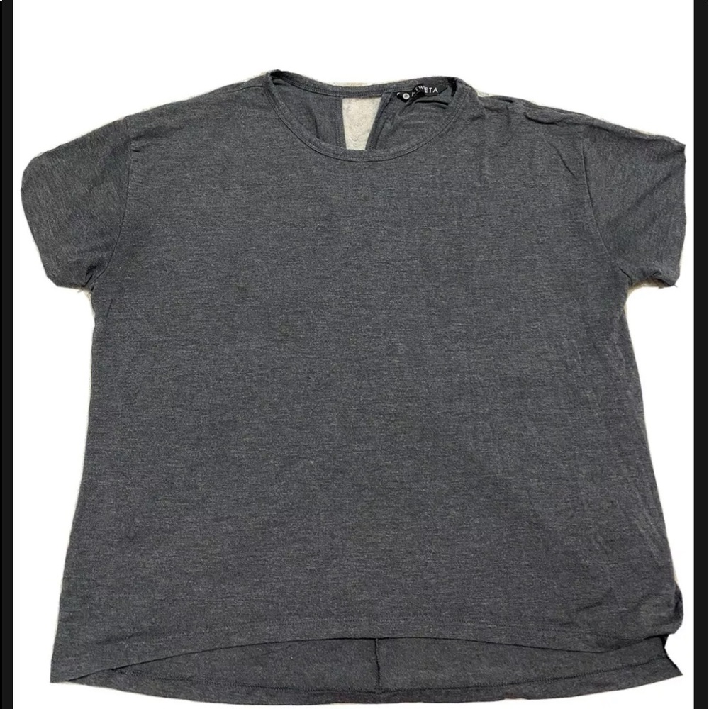 - ATHLETA Open Back Short Sleeve Top